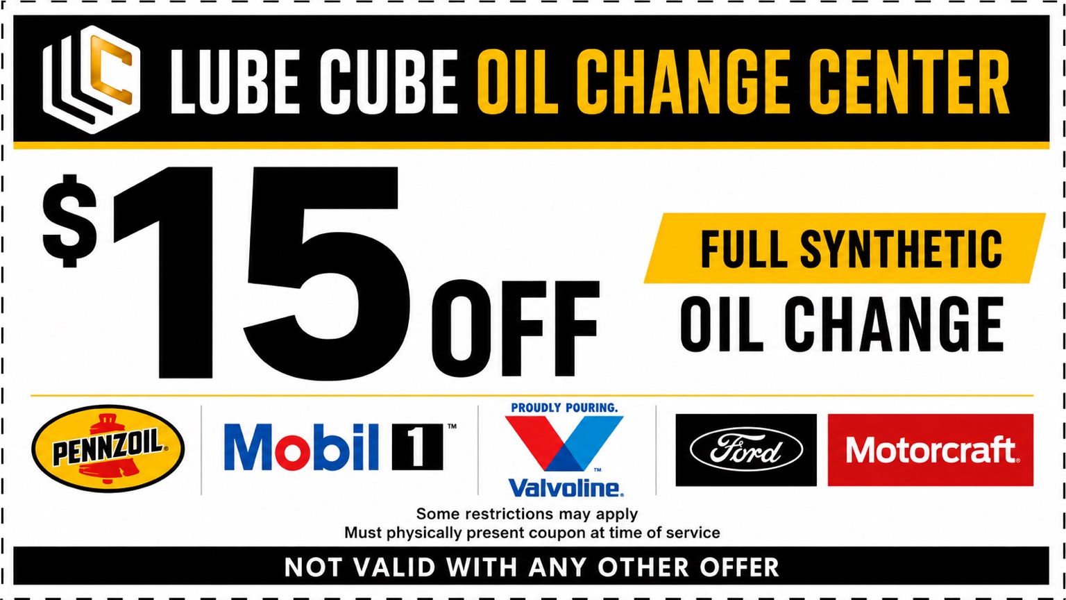 $15 off full synthetic oil change coupon